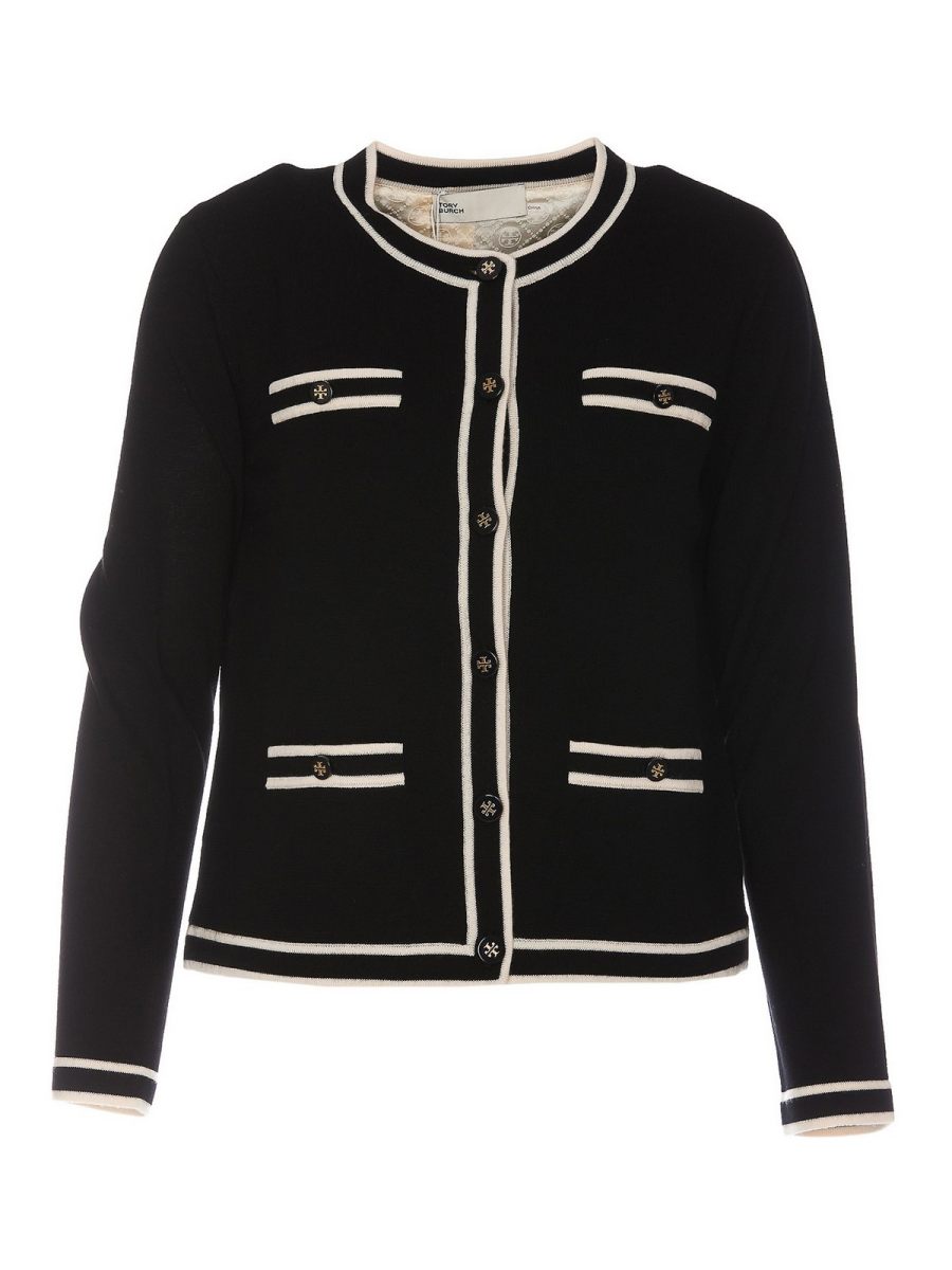 Tory Burch Cardigan - Noir