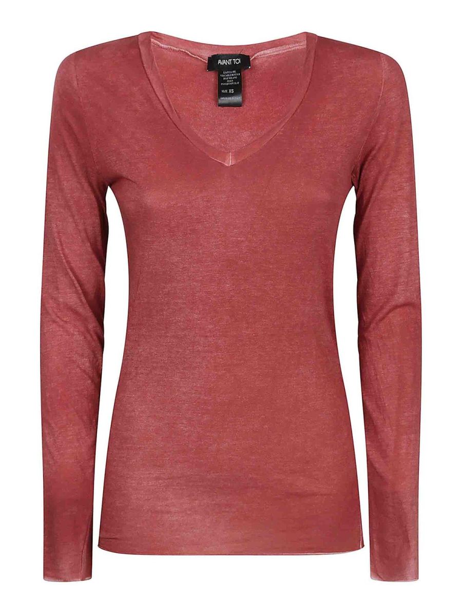 Avant Toi T-Shirt - Rouge Brun