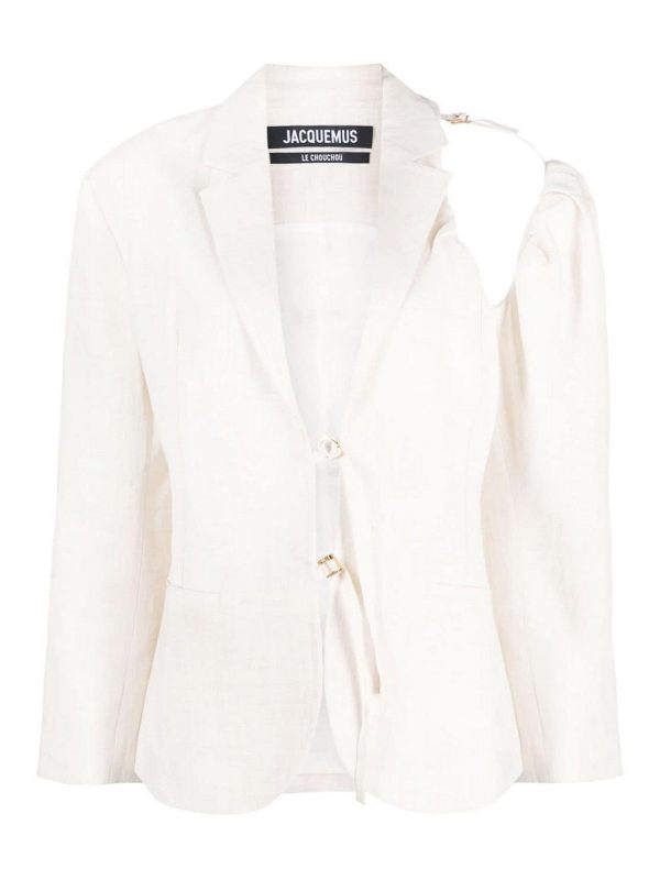 Jacquemus Veste Casual - Blanc