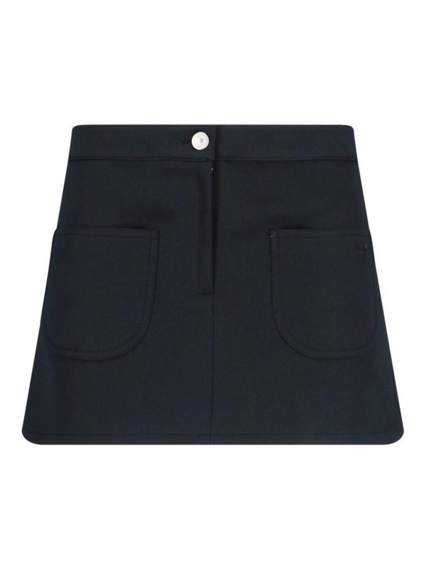 Courreges Mini Jupe - Noir