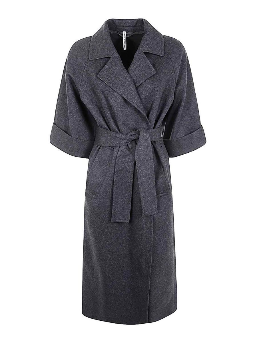 Liviana Conti Manteau Court - Gris