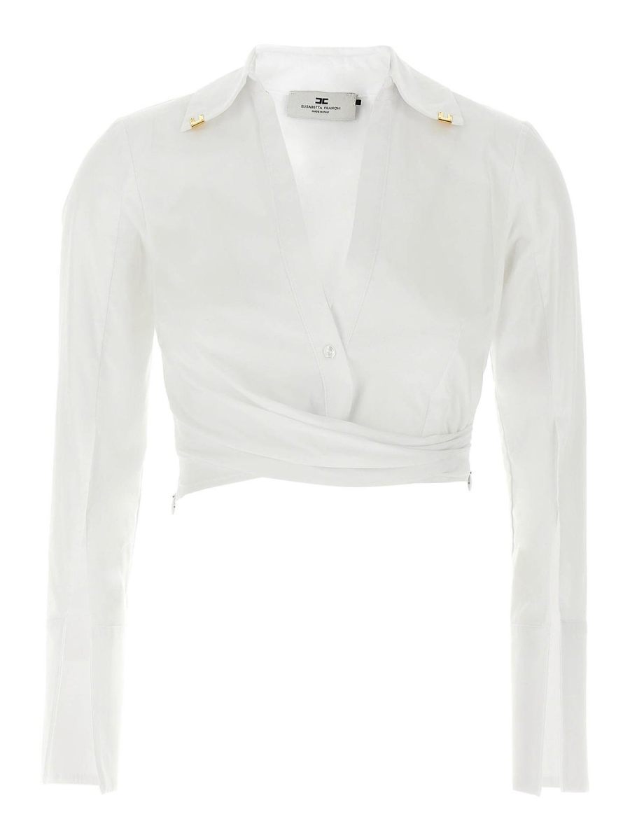 Elisabetta Franchi Chemise - Blanc