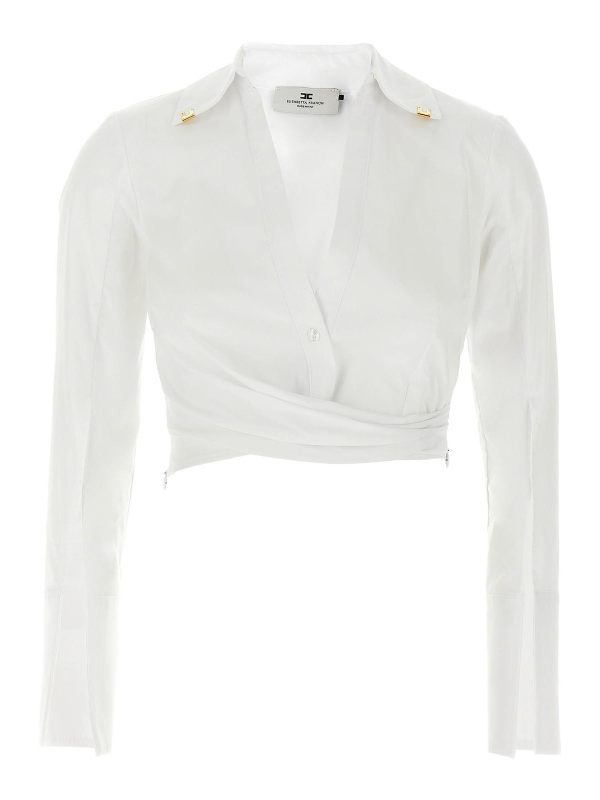 Elisabetta Franchi Chemise - Blanc