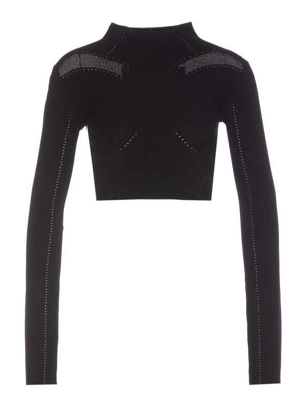 Patrizia Pepe Pull Col Rond - Noir
