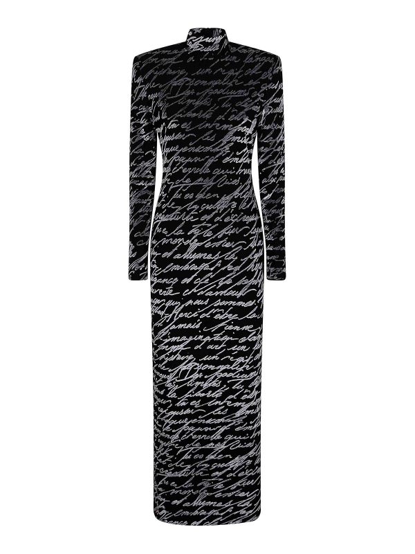 Balmain Maxi Robe - Noir
