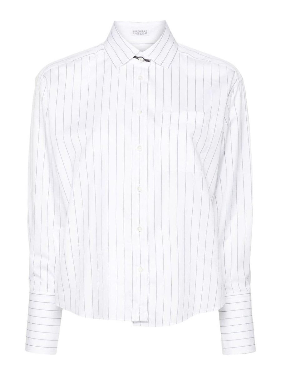 Brunello Cucinelli Chemise - Blanc