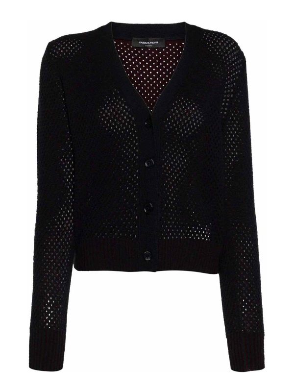 Fabiana Filippi Cardigan - Bleu