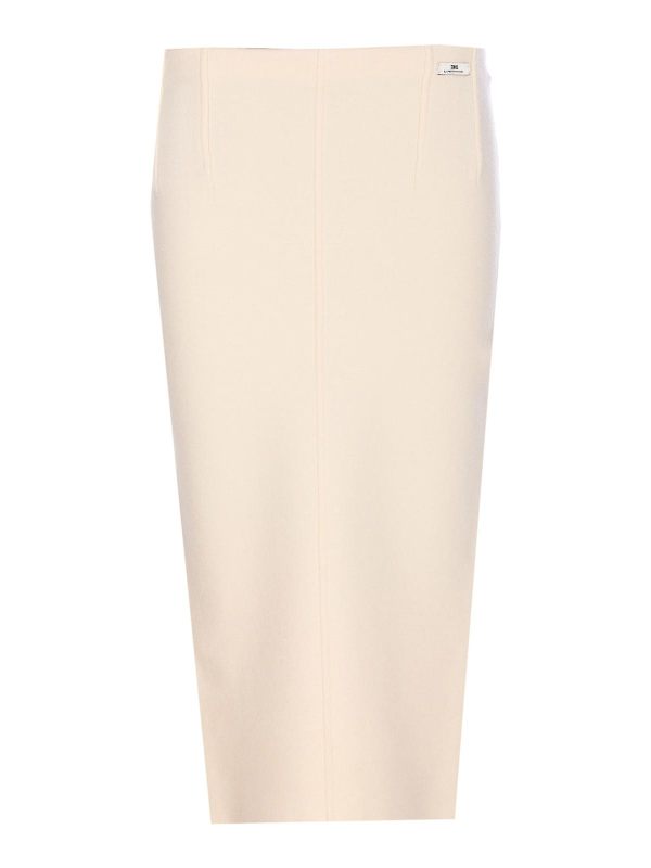 Elisabetta Franchi Jupe Midi - Blanc