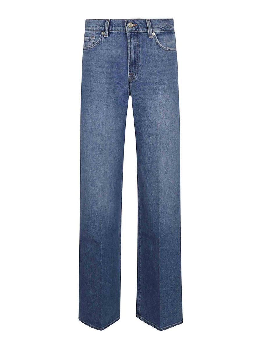 7 For All Mankind Jean Bootcut - Bleu