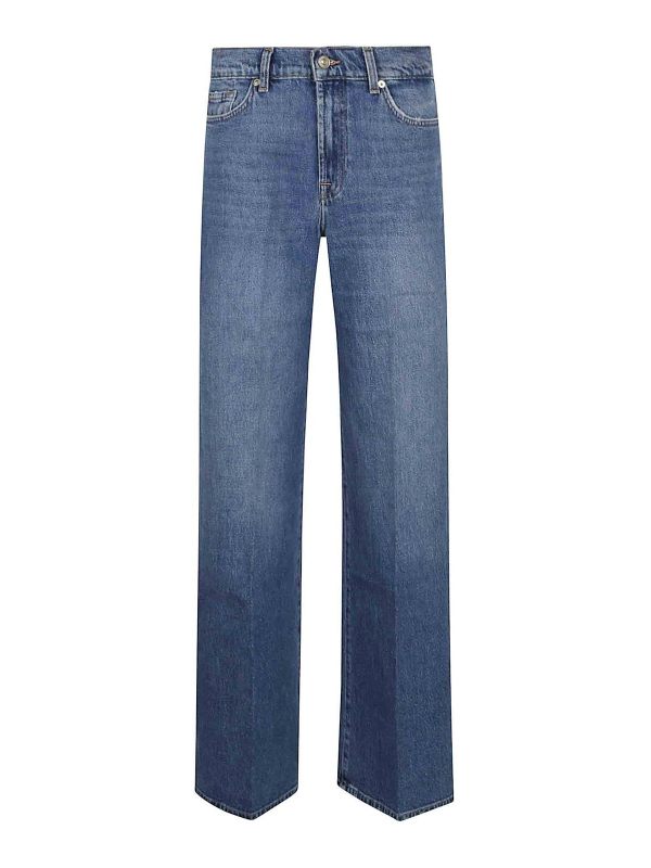 7 For All Mankind Jean Bootcut - Bleu