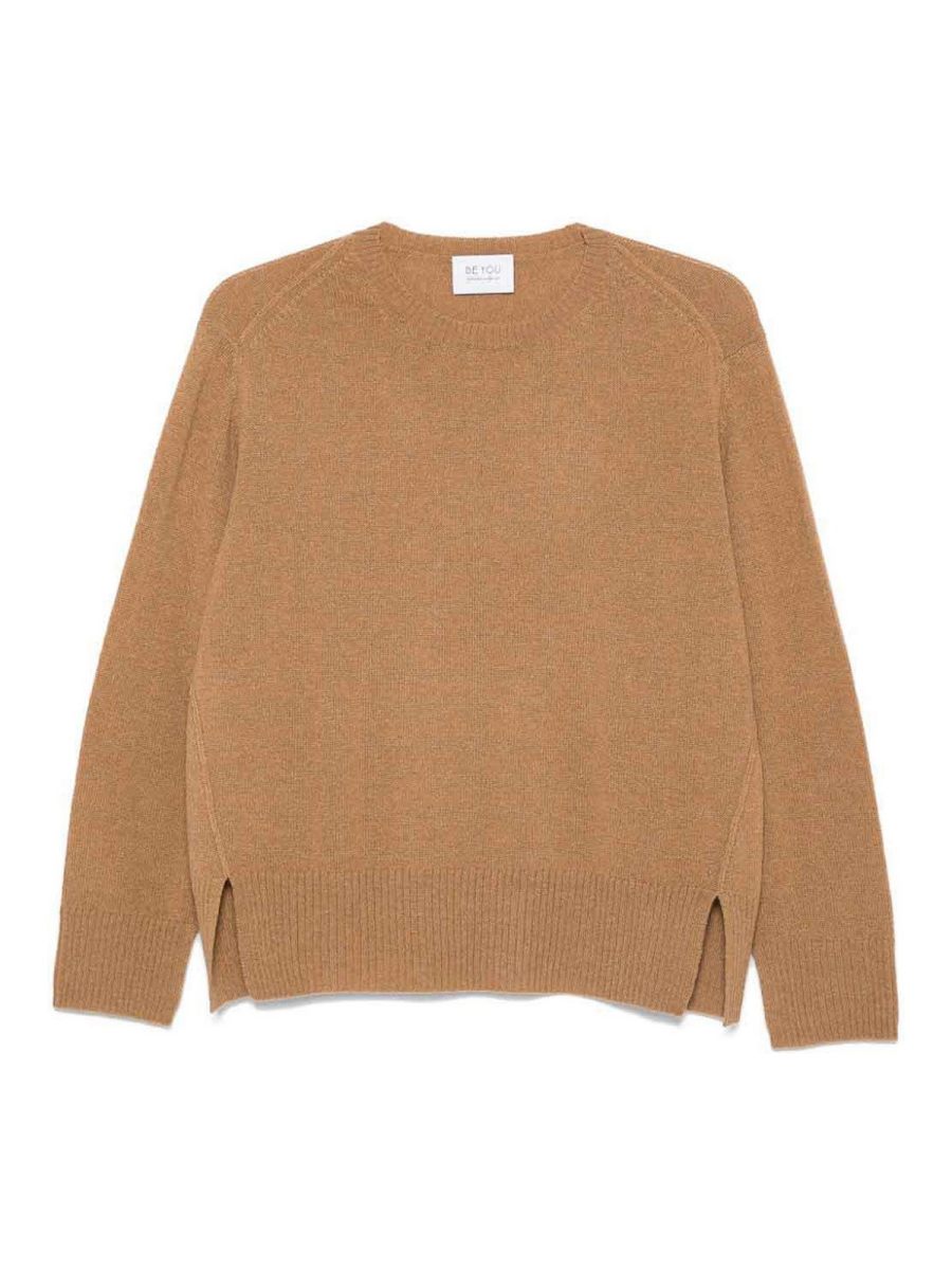 Be You Pull Col Rond - Camel