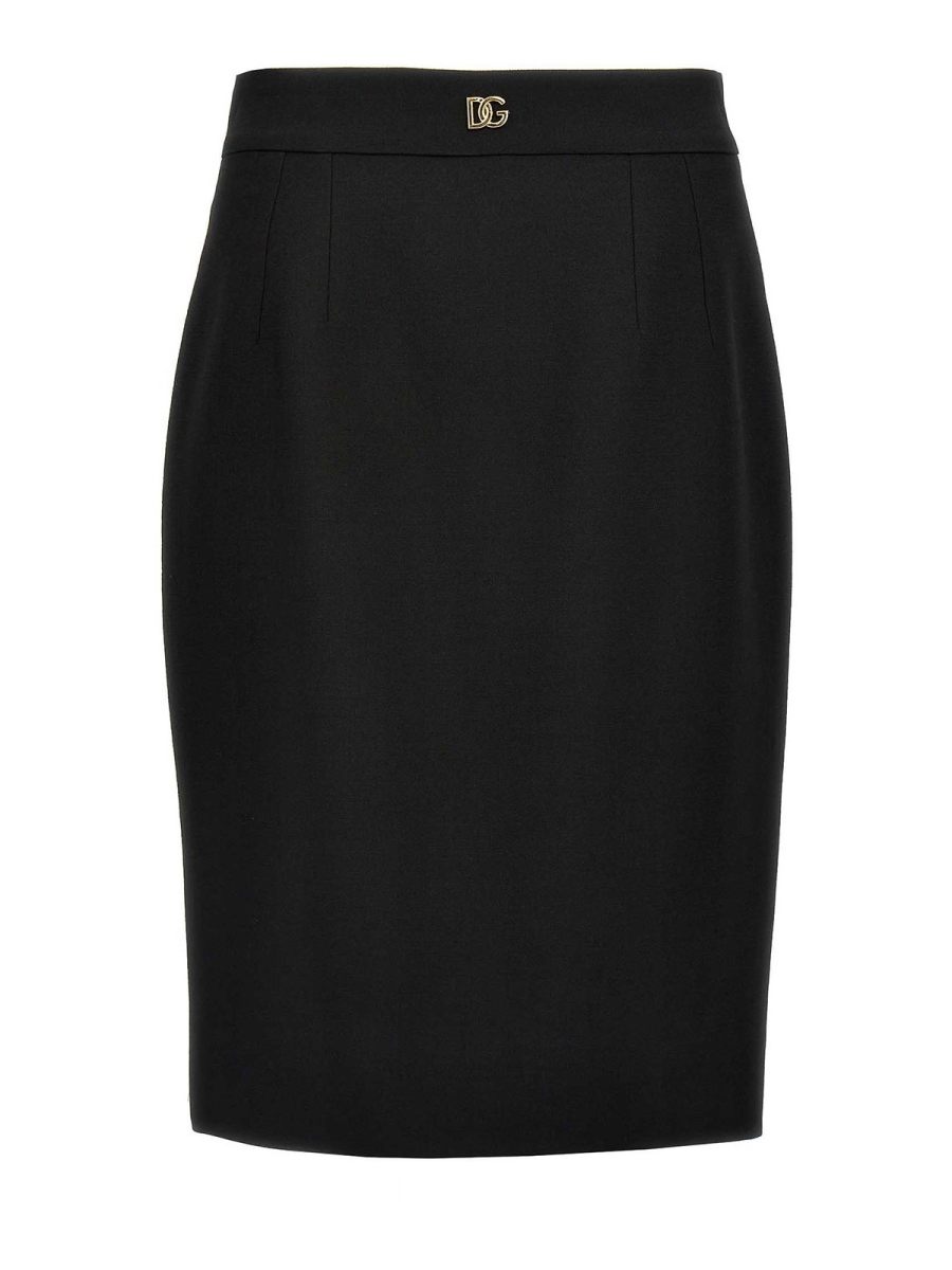Dolce & Gabbana Jupe Midi - Noir