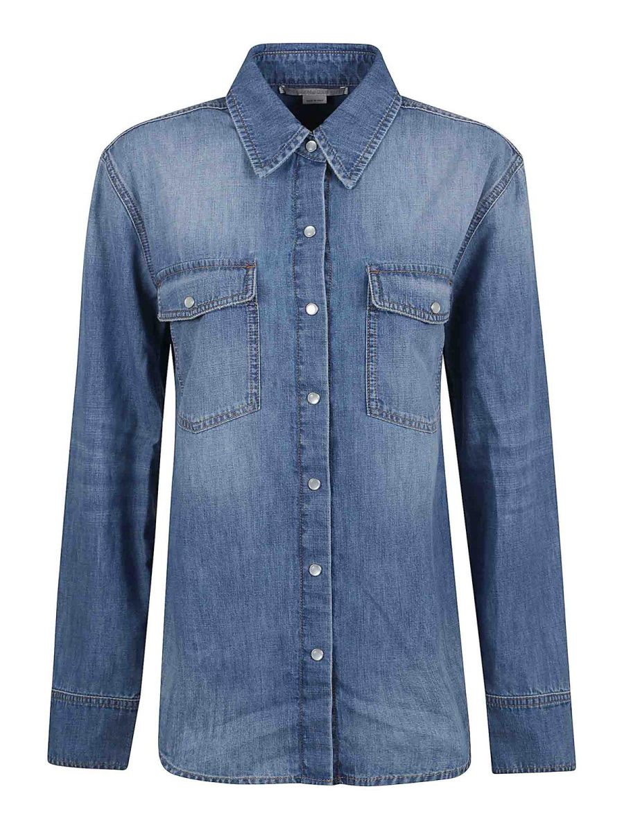 Stella Mccartney Chemise - Bleu