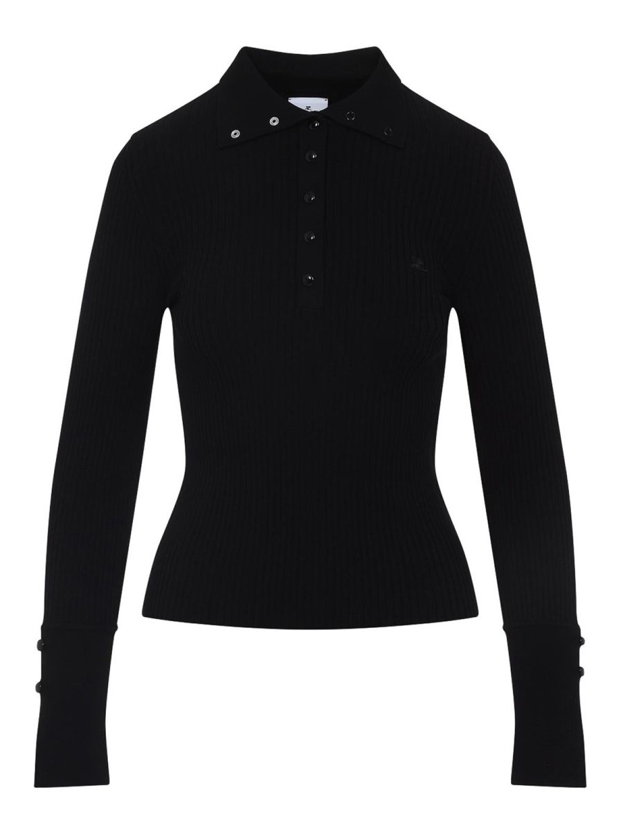 Courreges Polo - Noir