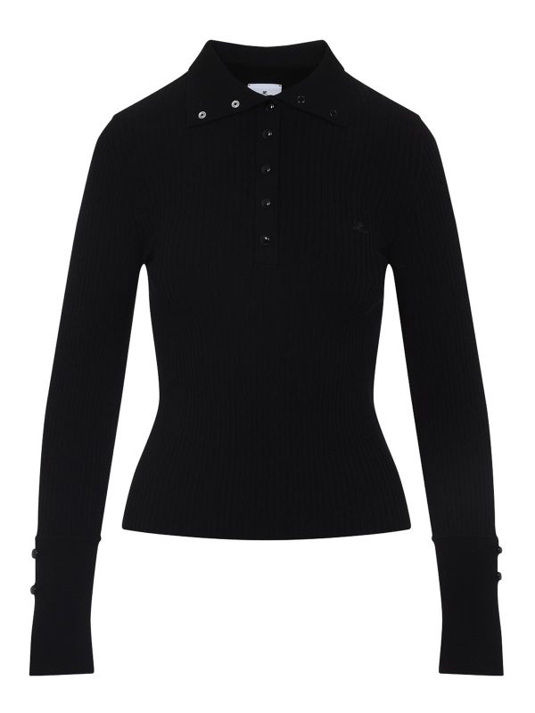 Courreges Polo - Noir
