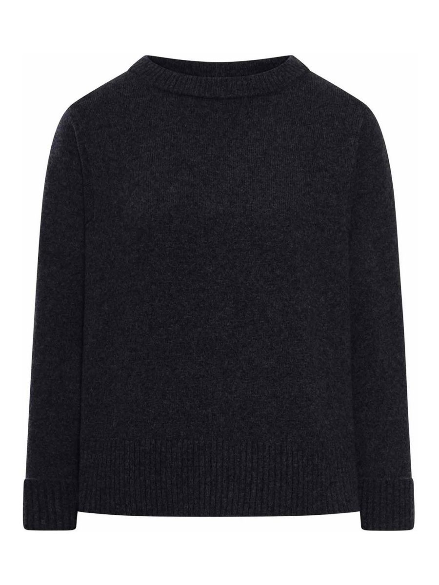 Roberto Collina Pull Col Rond - Noir