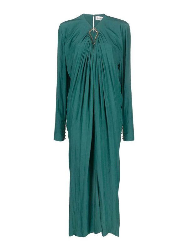 Lanvin Robe Au Genou - Noir