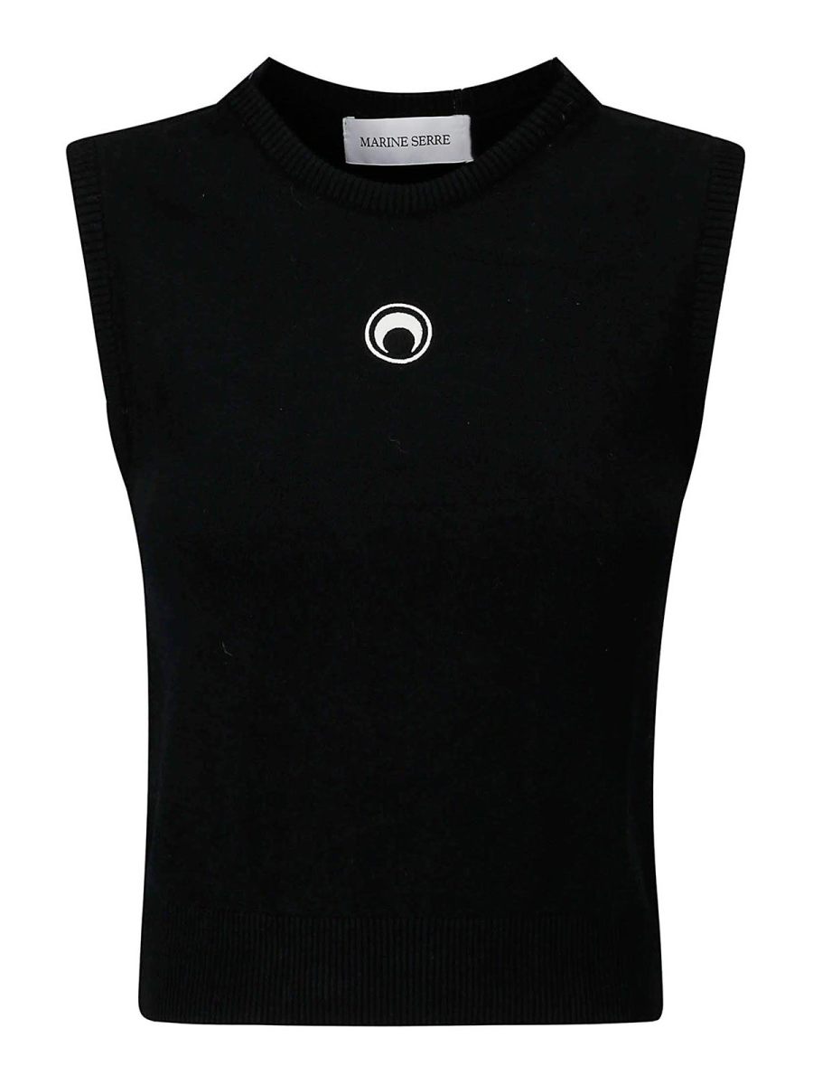 Marine Serre Gilet - Noir