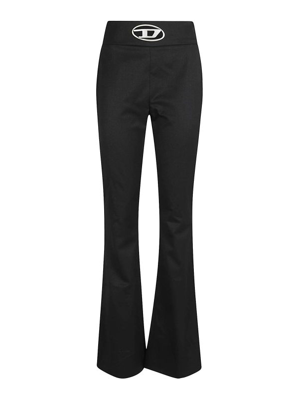 Diesel Pantalons Décontractés - Noir