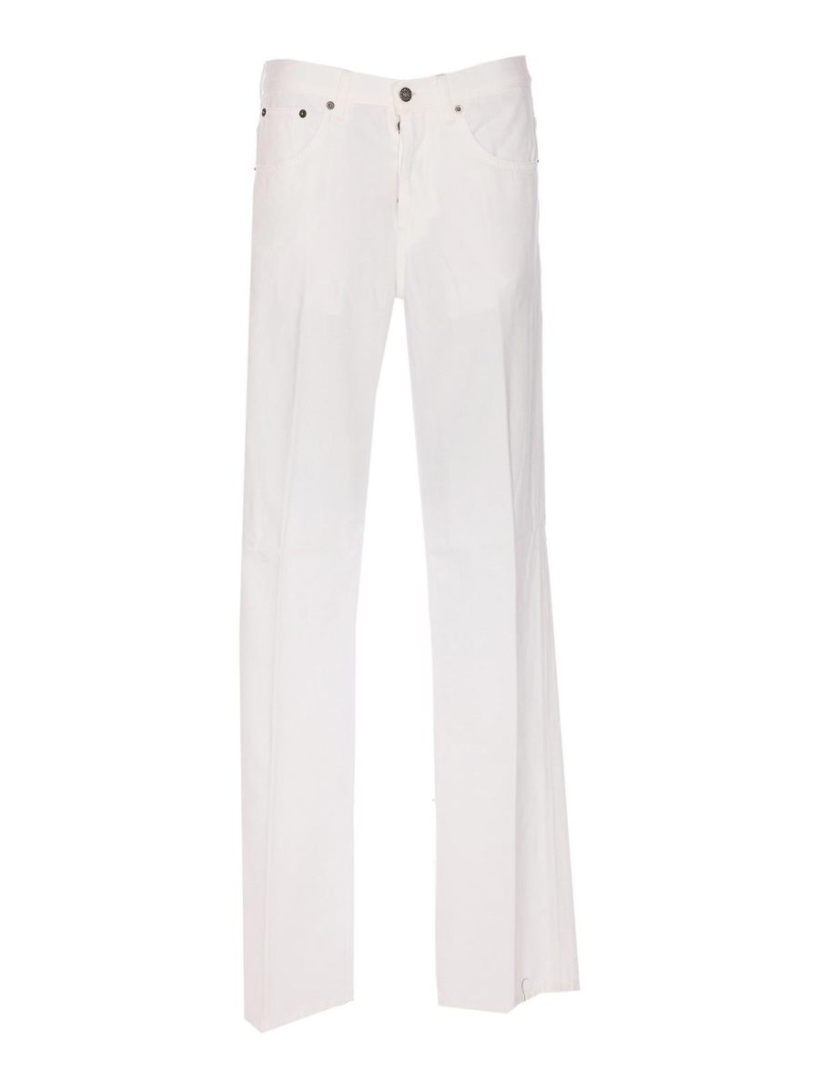 Dondup Pantalons Décontractés - Blanc