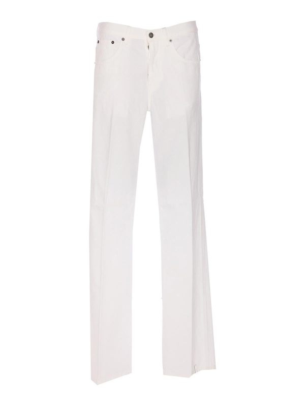 Dondup Pantalons Décontractés - Blanc