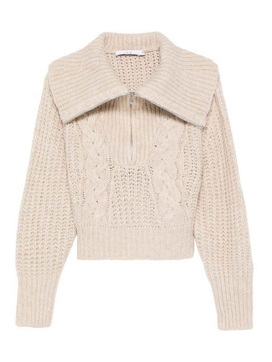 Iro Pull Col Rond - Beige