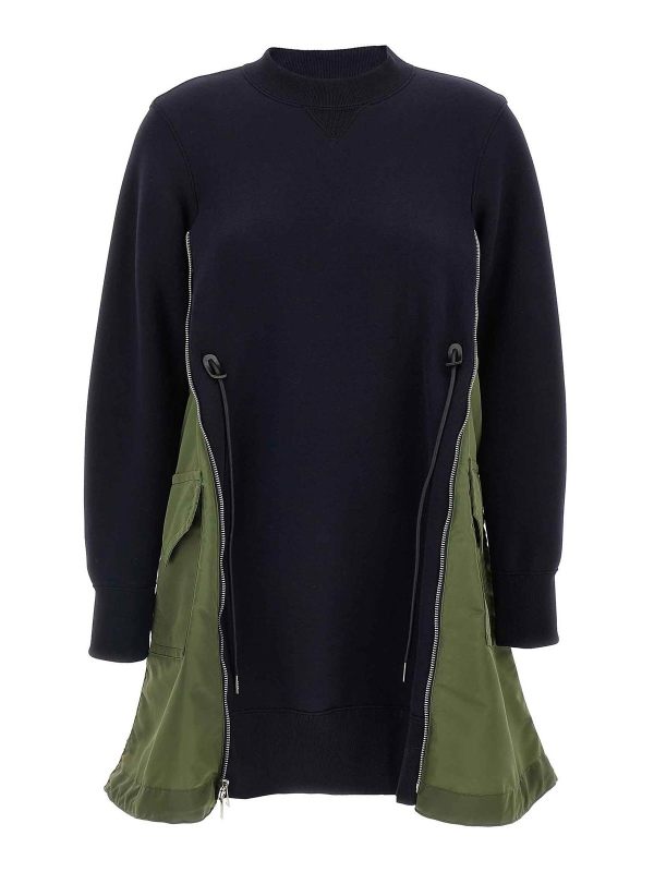 Sacai Robe Au Genou - Multicolore
