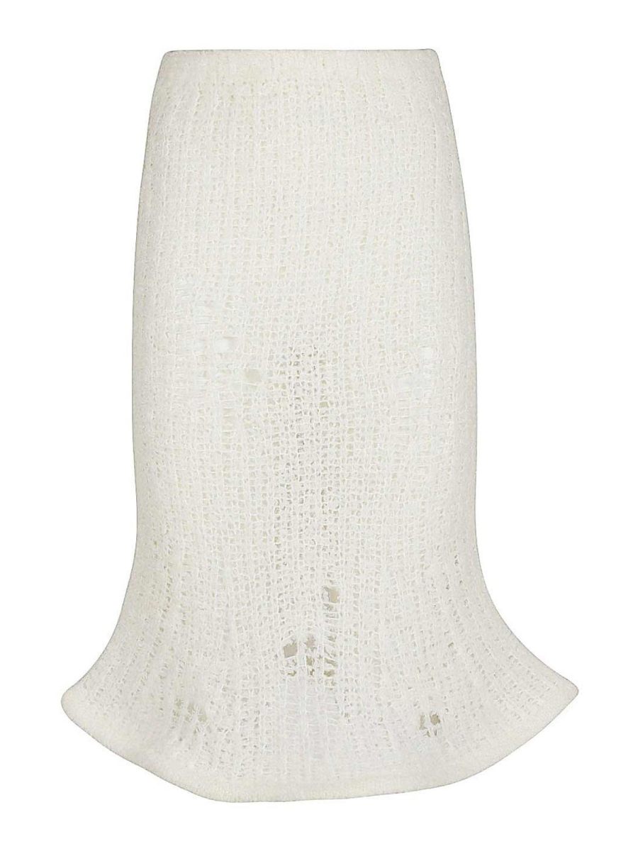 Acne Studios Jupe Midi - Blanc