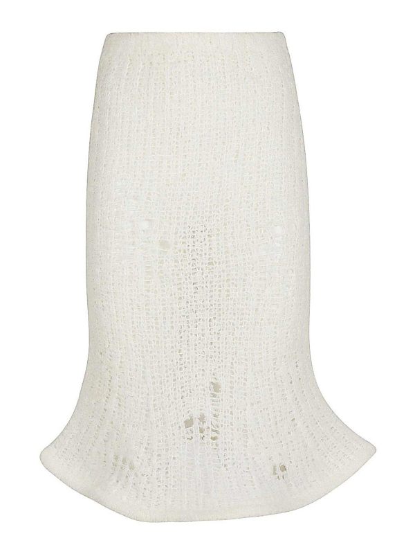 Acne Studios Jupe Midi - Blanc