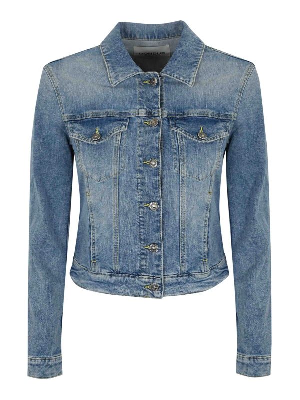 Dondup Veste En Jean - Délavé