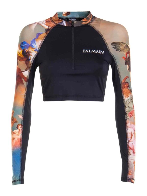 Balmain Pull Col Rond - Noir