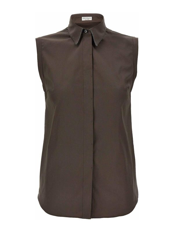 Brunello Cucinelli Chemise - Marron