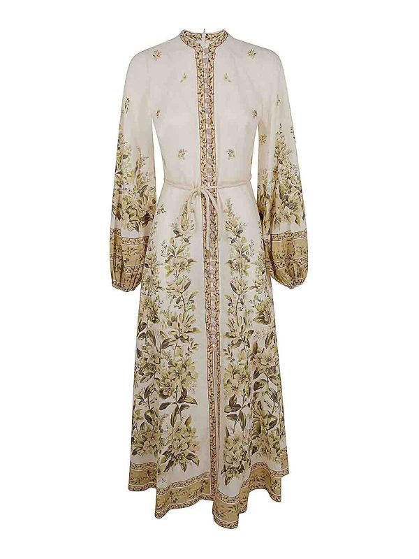 Zimmermann Robe Au Genou - Vert