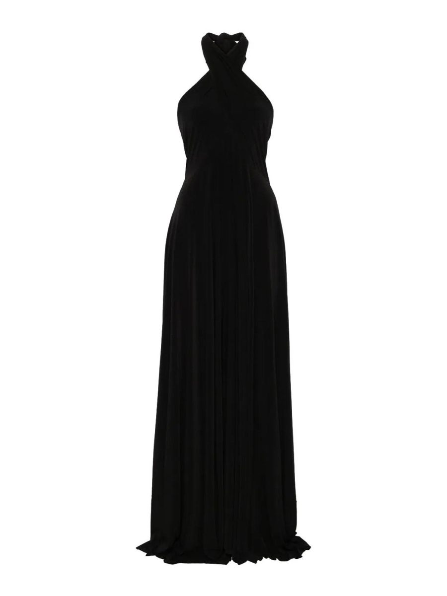 Norma Kamali Robe Au Genou - Noir
