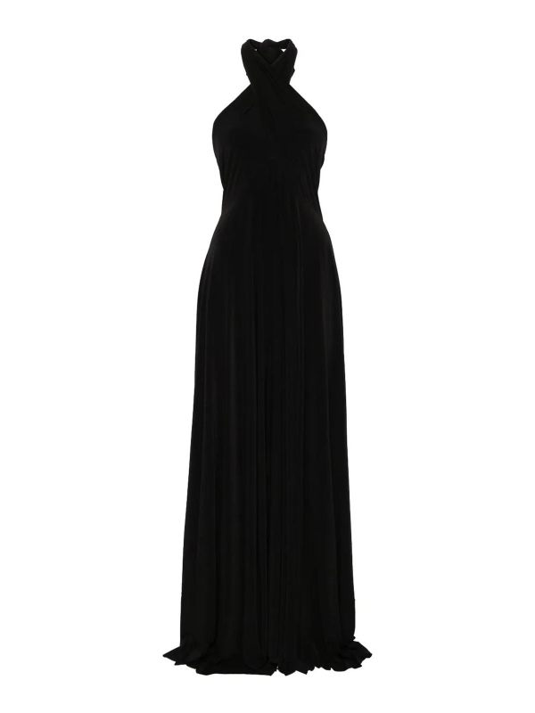Norma Kamali Robe Au Genou - Noir