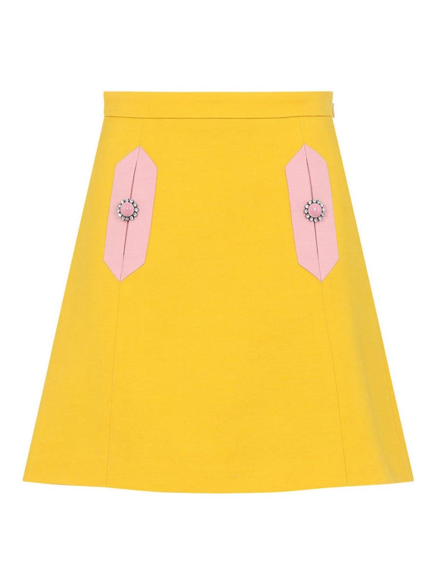 Valentino Jupe Midi - Rose