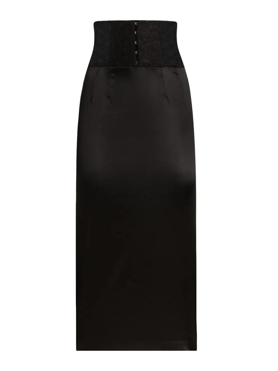 Dolce & Gabbana Jupe Midi - Noir