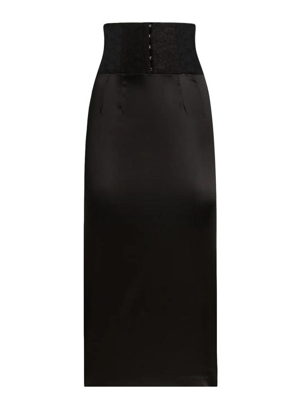 Dolce & Gabbana Jupe Midi - Noir