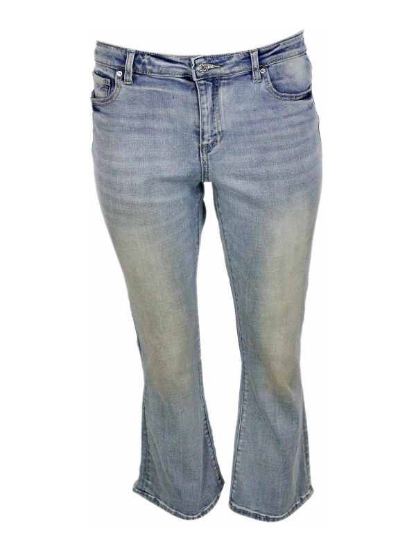 Armani Exchange Jean Droit - Foncé Délavé