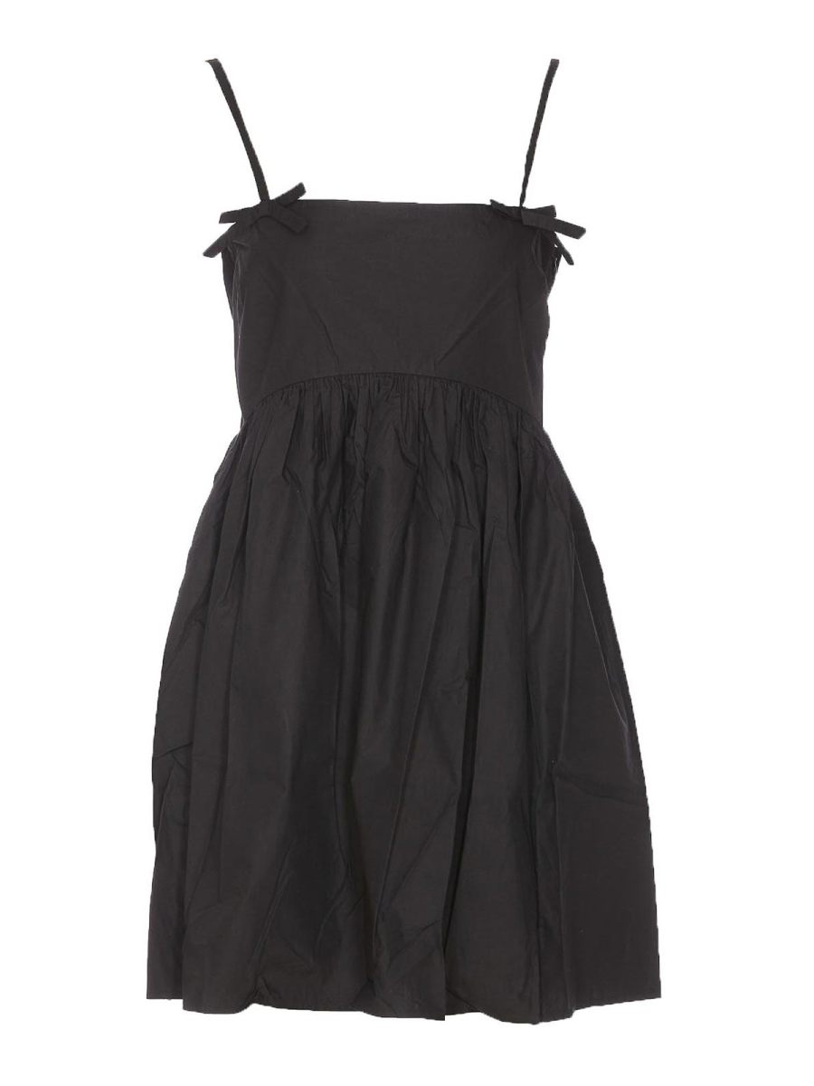 Ganni Robe Au Genou - Noir