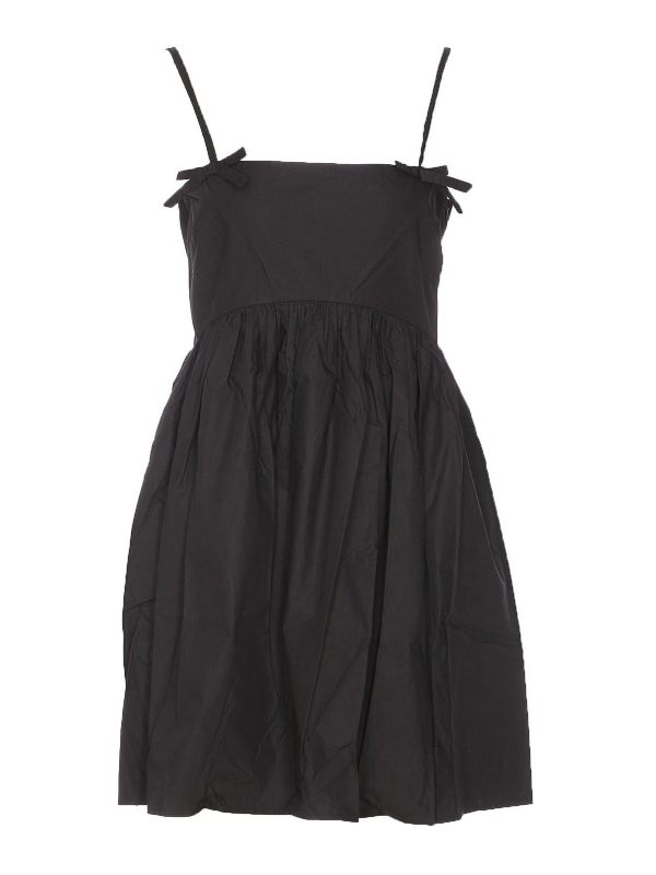 Ganni Robe Au Genou - Noir
