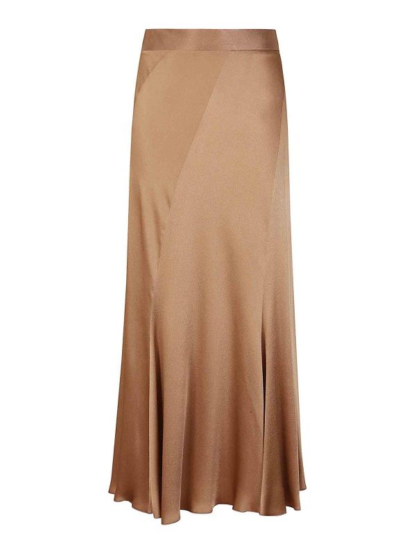 Alberta Ferretti Jupe Midi - Beige