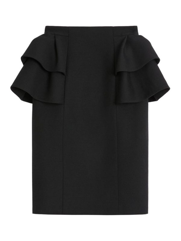 Valentino Jupe Midi - Noir