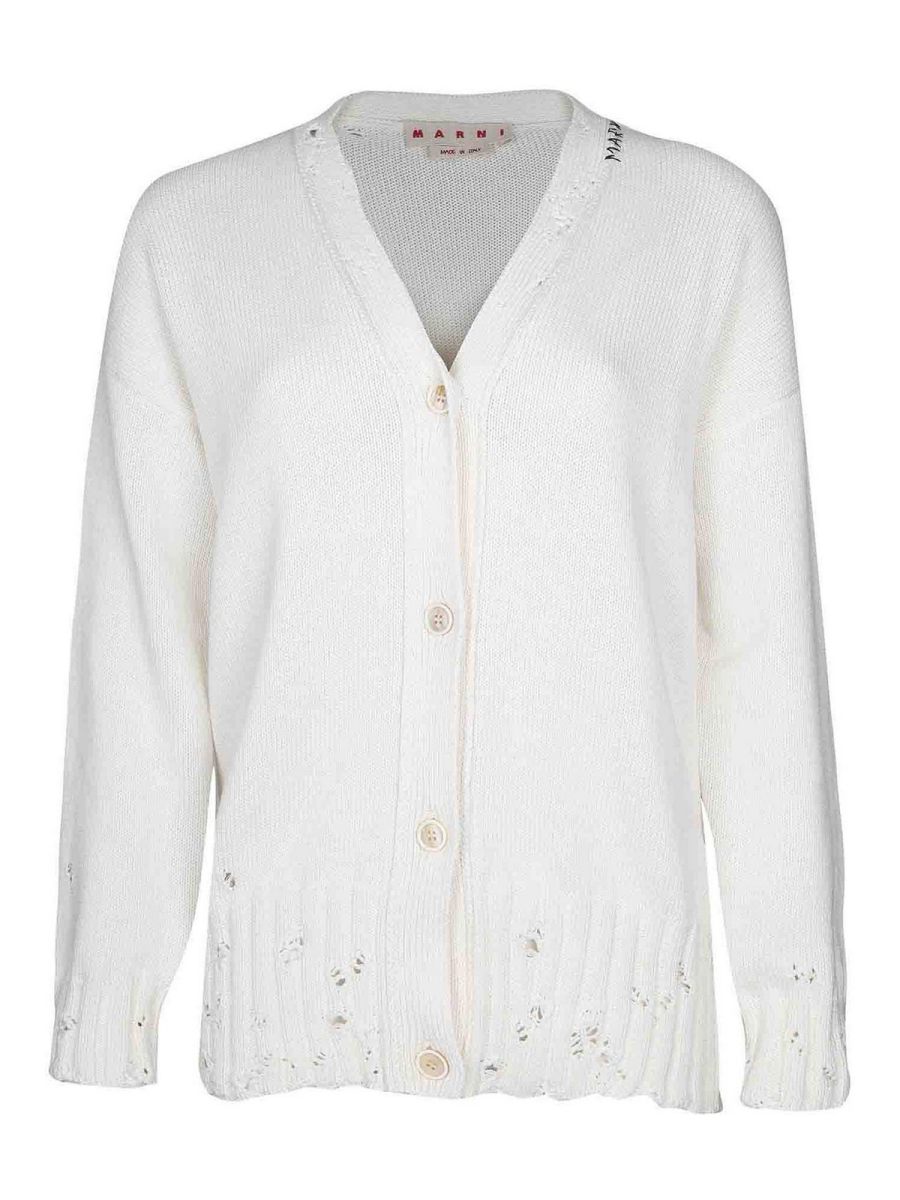 Marni Cardigan - Blanc