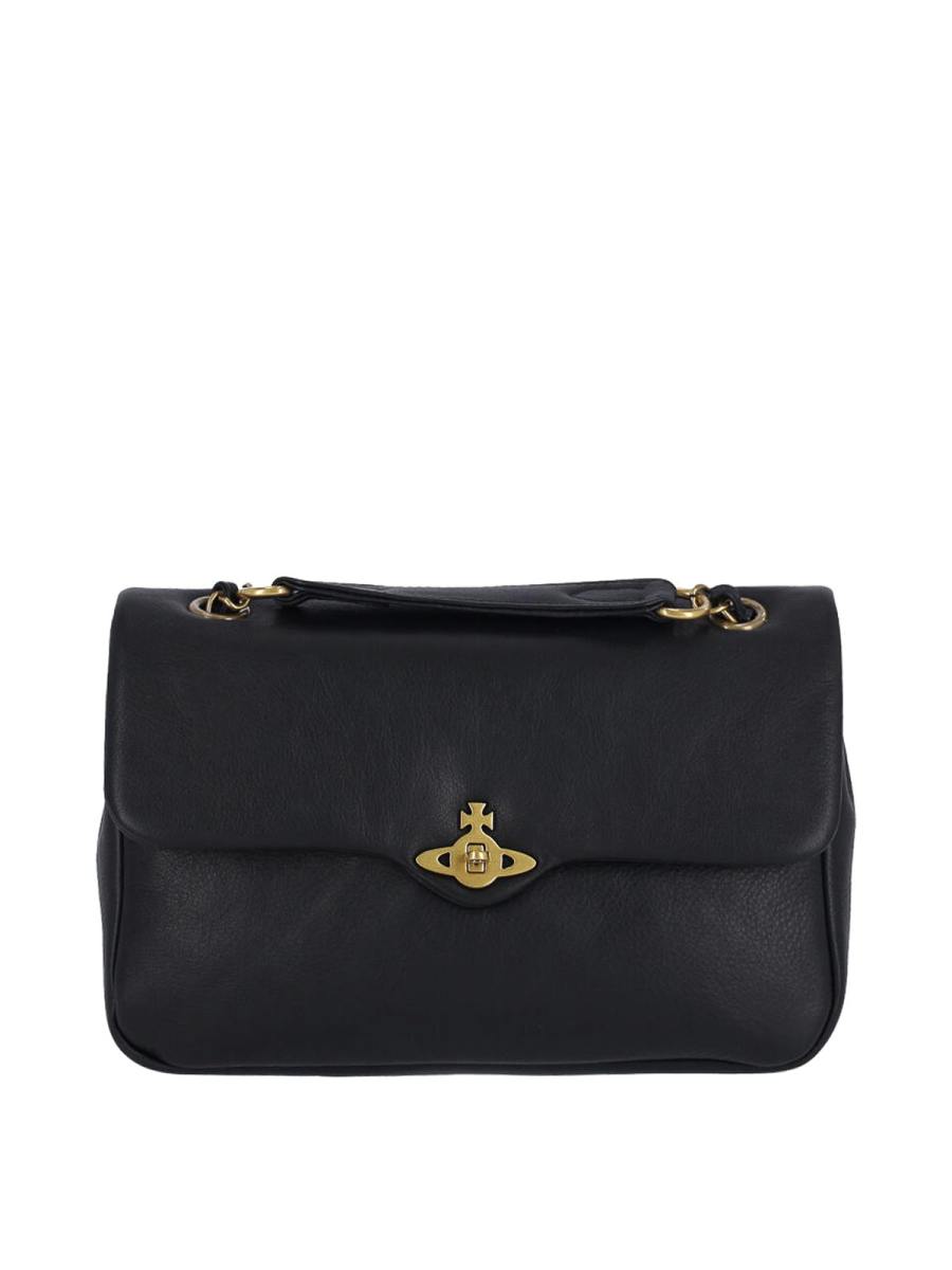 Vivienne Westwood Sac Porté Épaule - Noir