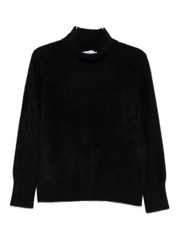 Tabaroni Cashmere Pull Col Roulé - Noir