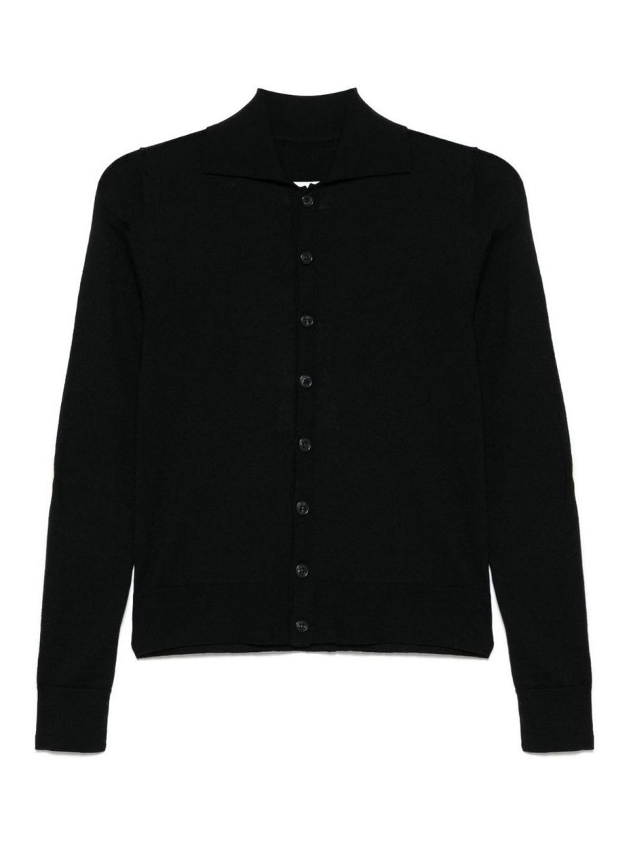 MM6 Maison Margiela Pull Col Bateau - Noir