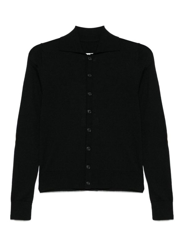 MM6 Maison Margiela Pull Col Bateau - Noir