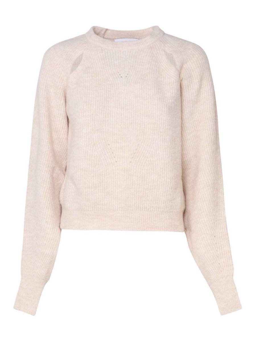 Mariuccia Pull Col Rond - Blanc