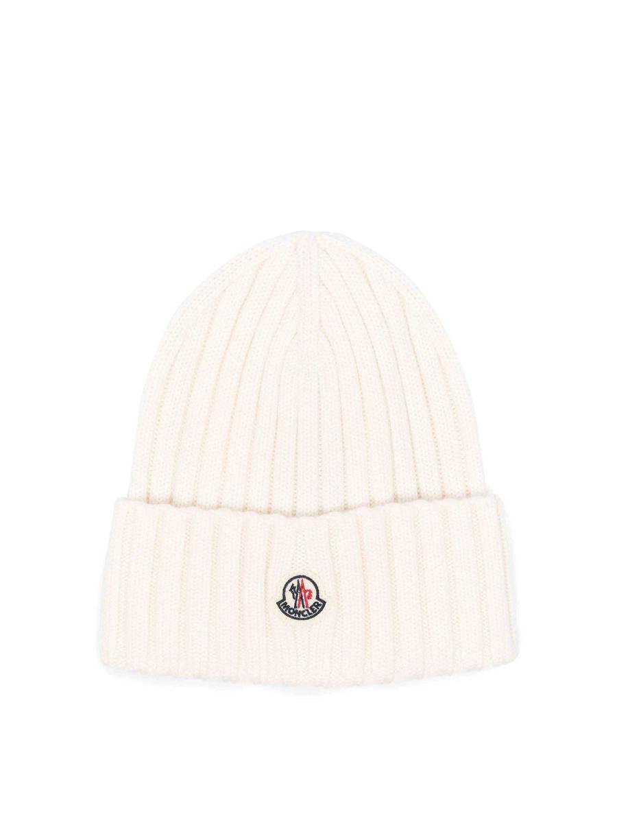 Moncler Bonnet - Blanc